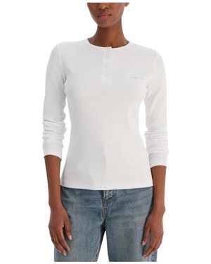Calvin Klein Round-Neck Knitwear - White