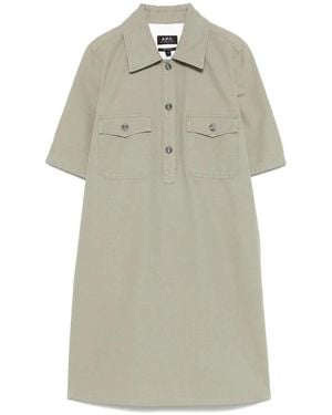 A.P.C. Dresses > day dresses > midi dresses - Vert