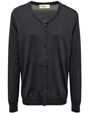 Herno Truien & Vesten ,Zwart ,Katoen Cardigan