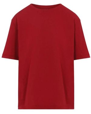 KHAITE Tops ,Rood ,Katoen Mae T-Shirt