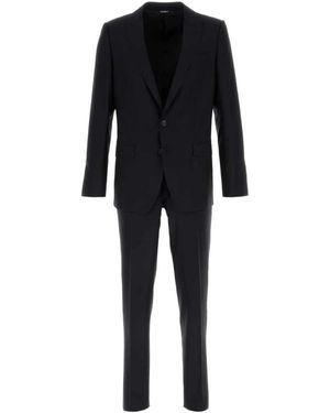 Dolce & Gabbana Single Breasted Suits - Black