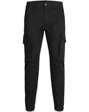 Jack & Jones Slim-Fit Trousers - Black