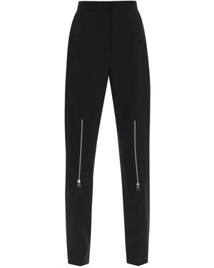 McQueen Straight Trousers - Black