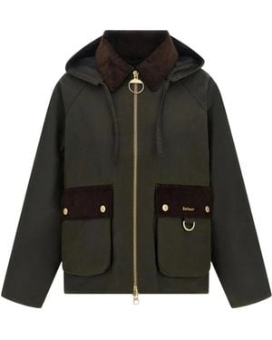Barbour Carville Waxed Jacket - Groen