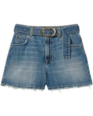 Twinset Denim Shorts - Blue