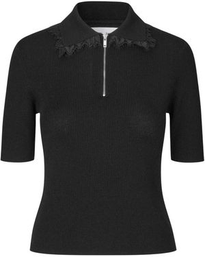 Samsøe & Samsøe Poloshirt - Schwarz