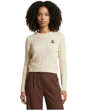 Jacqueline De Yong Round-Neck Knitwear - Marrón