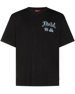 DIESEL Tops ,Zwart ,Katoen T-Boxt-Aa 2 T-Shirt