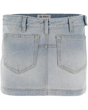 The Attico Denim Skirts - Blu