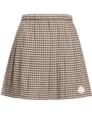 Moncler Rokken ,Veelkleurig ,Skirt - Naturel