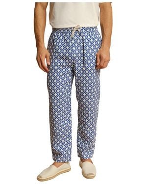 Peninsula Straight Pants - Blue