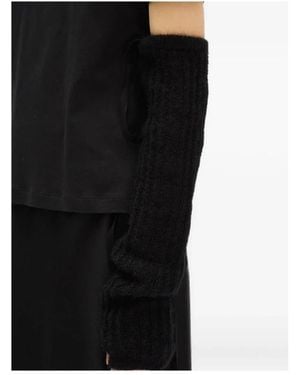Ann Demeulemeester Accessoires ,Zwart ,Handschoen