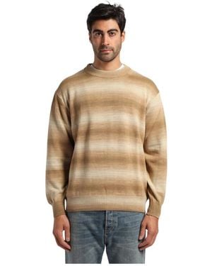 President's Round-Neck Knitwear - Natural