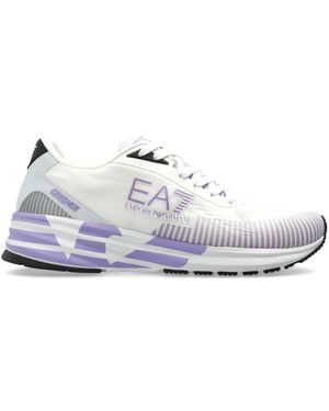 EA7 Schoenen ,Wit ,Polyester Crusher Distance Knit 2.0