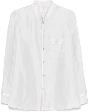 forte_forte F47M.7062 Habotai Zijde Blouse - Wit