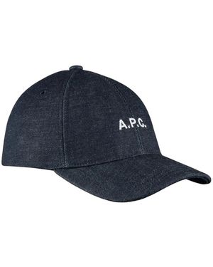 A.P.C. Casquette Charlie - Blau