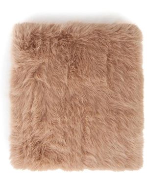 V73 Faux Fur Schal - Natur