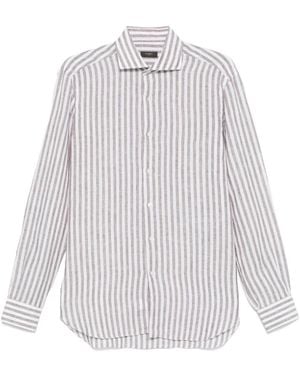 Barba Napoli Casual Shirts - White