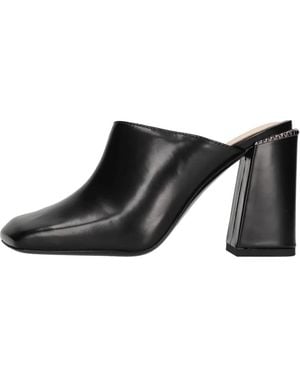 Ash Heeled Mules - Schwarz