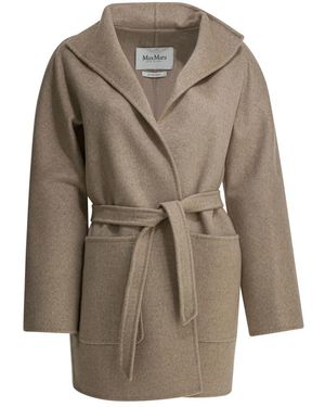 Max Mara Belted Coats - Marrón