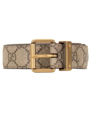 Gucci Accessoires ,Leer Leather Belt - Naturel