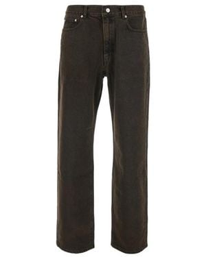 DUNST Straight Jeans - Negro