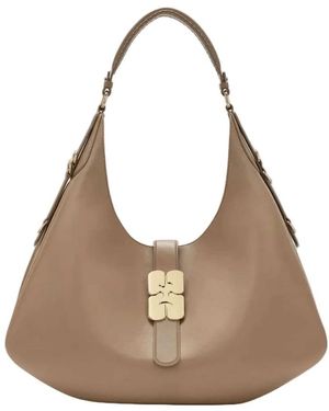 Ganni Shoulder Bags - Grey