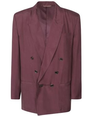Saint Laurent Jassen ,Paars ,Blazers