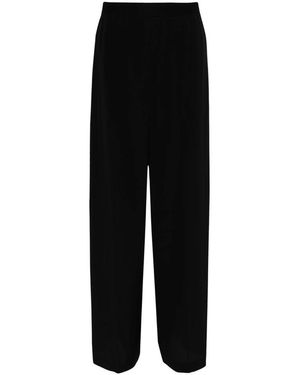 JOSEPH Broeken ,Zwart ,Zijden Hoge Taille Zwarte Broek
