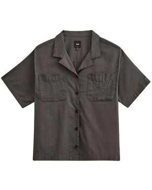 Vans Overhemden ,Grijs ,Katoen Cassidy Camp Shirt