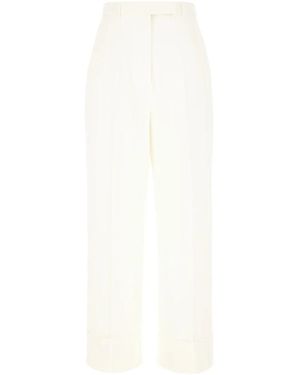 Thom Browne Straight Trousers - Wit