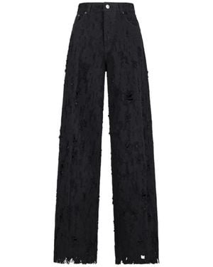 Haikure Wide Trousers - Black