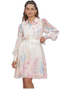 Y.A.S Florence Ls Jurk S - Roze
