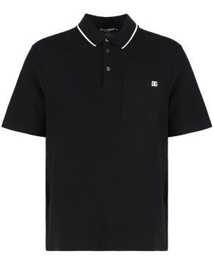 Dolce & Gabbana Polo Shirts - Negro