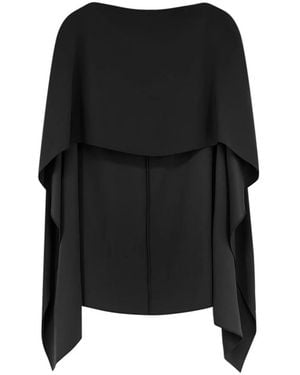 Alberta Ferretti Jassen ,Zwart ,Capes