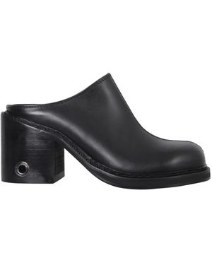 Sunnei Heeled Mules - Negro