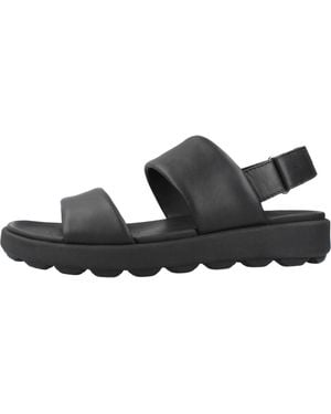 Geox Flat Sandals - Noir