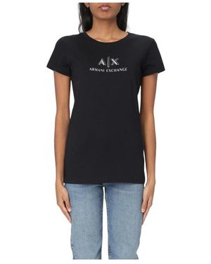 ARMANI EXCHANGE T-Shirts - Black