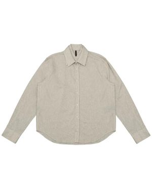 J.L-A.L J.-A. ,Overhemden ,Katoen Triple Collar Shirt - Grijs