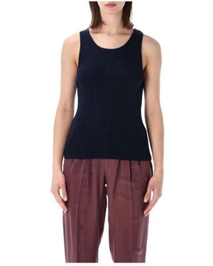 Saint Laurent Sleeveless Tops - Azul