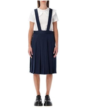 Comme des Garçons Midi Skirts - Blue