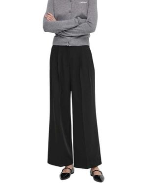 2nd Day Wide Trousers - Negro