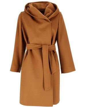 Max Mara Belted Coats - Marrón