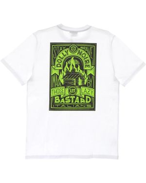 DOLLY NOIRE Witte Tee Korte Mouw - Groen