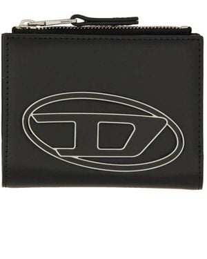 DIESEL 1Dr Bi-Fold Zip Ii Geldbörse - Schwarz