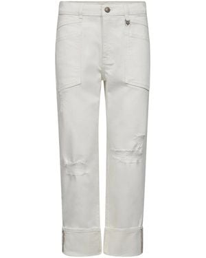 Mos Mosh Cropped Jeans - Gris