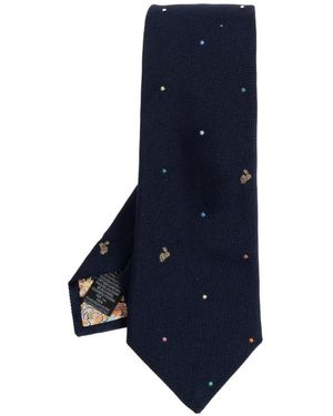Paul Smith Seidenkrawatte - Blau