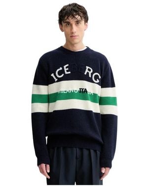 Iceberg Rundhals-Strickware - Schwarz