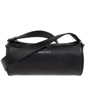 McQueen Schwarze Seiden- & Nylon-Taschen