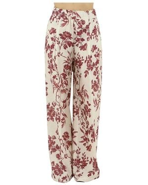 Semicouture Wide Trousers - Pink